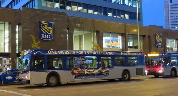 Edmonton New Flyer D40LFR 4750